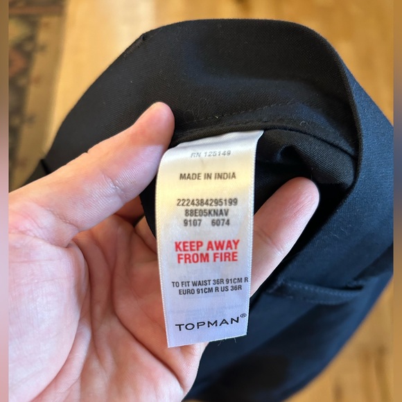 Topman Navy Dress Pants - Picture 3 of 4